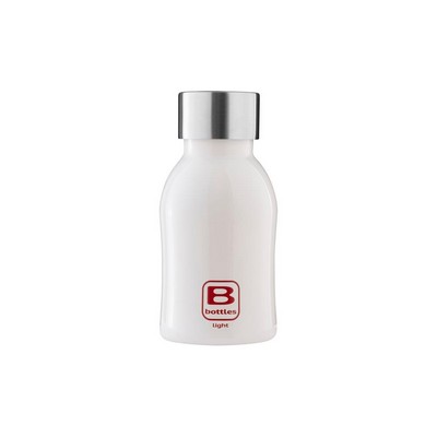 B Bottles Twin - Bright White - 350 ml - Double wall thermal bottle in 18/10 stainless steel